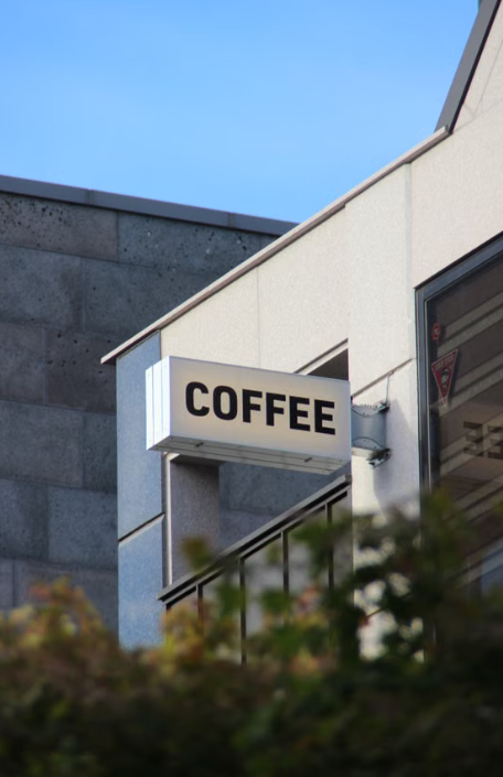 COFFEEサインの外観